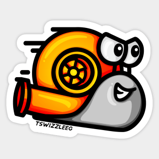 Turbo Snail - Red Hot Sticker